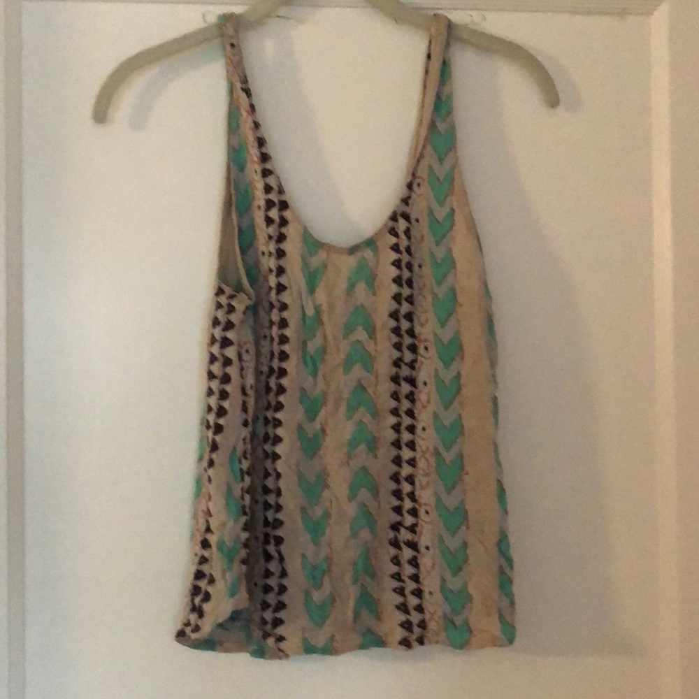 Arrow print Aztec tank by Wilfred